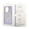 Guess Glitter Gold MagSafe - Etui iPhone 14 Pro Max (Purpurowy)