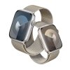 Crong Milano Steel – Pasek ze stali nierdzewnej do Apple Watch 44/45/46/49 mm (szampański)