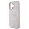 Guess Saffiano Peony Classic Logo MagSafe - Etui iPhone 16 Plus (różowy)