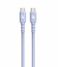 TB Kabel USB C - USB C 1m silikonowy fioletowy 