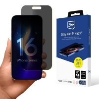 3mk Silky Matt Privacy - Matowa folia prywatyzująca do iPhone 16 Pro Max 