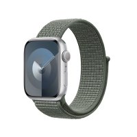 Crong Nylon - Pasek sportowy do Apple Watch 44/45/46/49 mm (Military Green) 