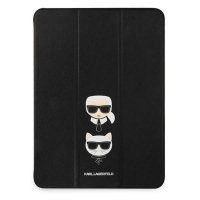 Karl Lagerfeld Saffiano Karl & Choupette Heads – Etui iPad Pro 12.9 2021 (czarny) 