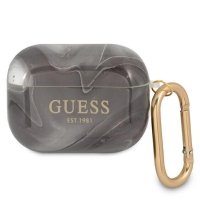Guess Marble Est. - Etui Airpods Pro (czarny) 
