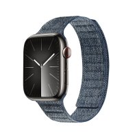 Crong Melange - Pasek magnetyczny do Apple Watch 44/45/46/49 mm (niebieski melanż) 