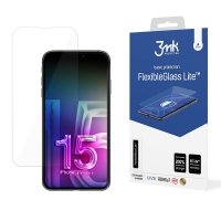 3mk FlexibleGlass Lite - Szkło hybrydowe do iPhone 15 Pro 