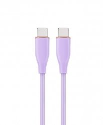 Gembird Kabel USB C(M) do USB C(M) 1.5M fioletowy
