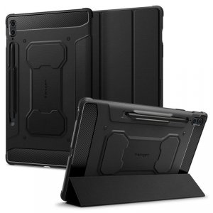 Spigen Rugged Armor Pro - Etui do Samsung Galaxy Tab S9 FE+ 12.4 (Czarny)