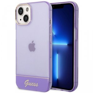 Guess Translucent - Etui iPhone 14 Plus (fioletowy)