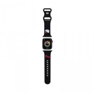 Hello Kitty Silicone Kitty Head - Pasek do Apple Watch 38/40/41 mm (czarny)