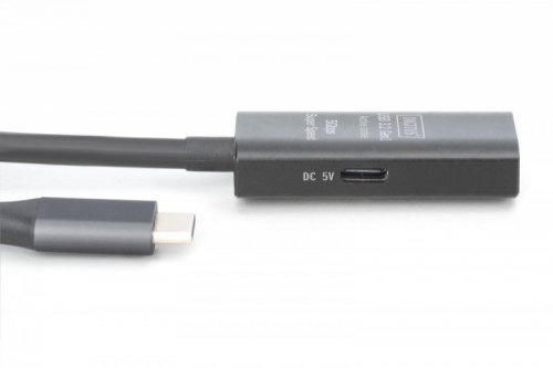 Digitus Kabel przedłużający aktywny, USB 3.2 Gen1 5Gbps, USB-C - USB-A, 5m