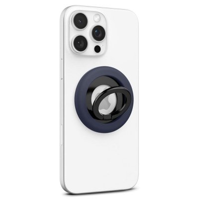 Spigen Nano Pop MagSafe Phone Ring - Magnetyczny uchwyt na palec z funkcją podstawki (Bluberry Navy)