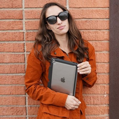STM DuxShell Duo - Etui pancerne iPad 10.2&quot; (2021-2019) MIL-STD-810G (Black)