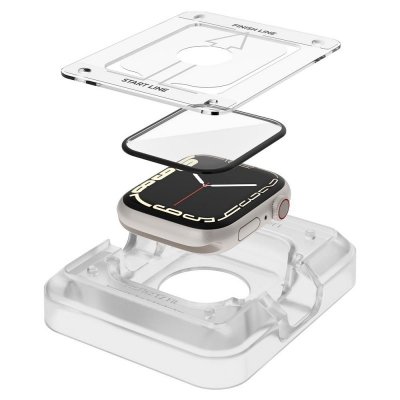 Spigen Proflex EZ FIT 2-Pack - Szkło hybrydowe do Apple Watch 8 / 7 41 mm (2 szt)