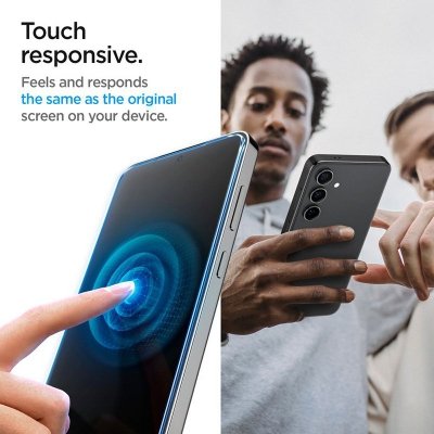 Spigen GLAS.TR EZ FIT 2-Pack - Szkło hartowane do Samsung Galaxy S25 / S24 (2 sztuki)