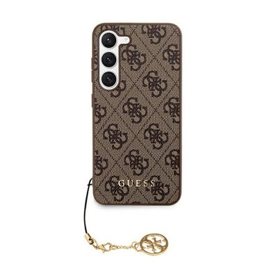 Guess 4G Charms Collection - Etui Samsung Galaxy S24 (brązowy)