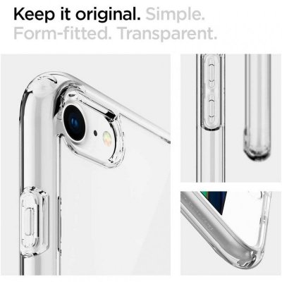 Spigen Ultra Hybrid - Etui do iPhone SE 2022 / SE 2020 / 8 / 7 (Przezroczysty)