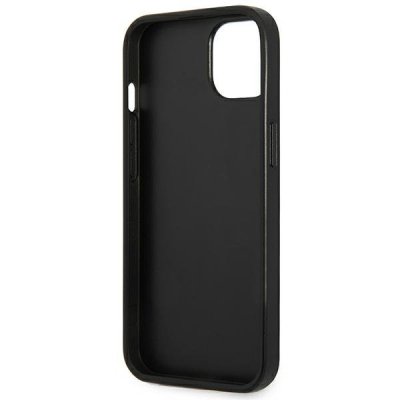Guess Saffiano Triangle Logo Case – Etui iPhone 13 (srebrny)
