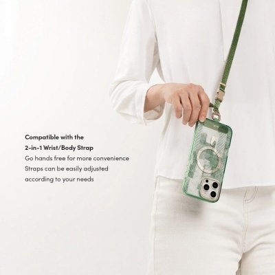 Moshi iGlaze MagSafe - Etui iPhone 16 Pro (Sunlit Green)