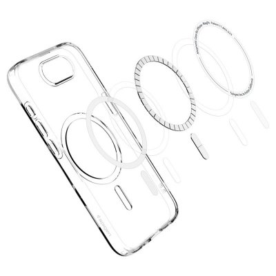 Spigen Liquid Crystal Mag MagSafe - Etui do iPhone 16e (Przezroczysty)