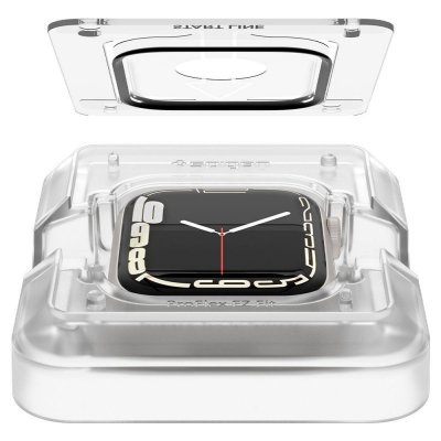 Spigen Proflex EZ FIT 2-Pack - Szkło hybrydowe do Apple Watch 8 / 7 45 mm (2 szt)