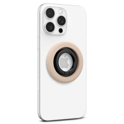 Spigen Nano Pop MagSafe Phone Ring - Magnetyczny uchwyt na palec z funkcją podstawki (Coconut Beige)