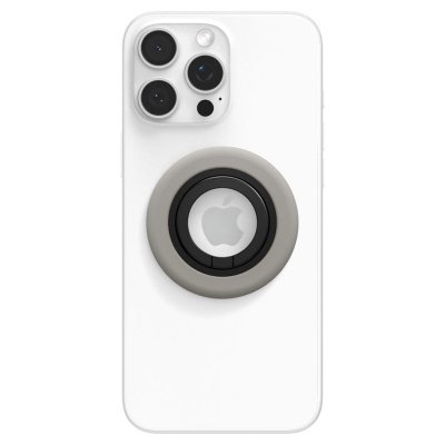 Spigen Nano Pop MagSafe Phone Ring - Magnetyczny uchwyt na palec z funkcją podstawki (Truffle Grey)