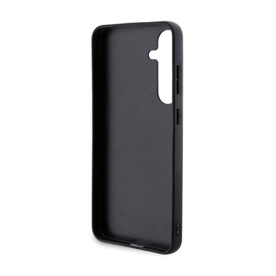 Karl Lagerfeld Saffiano Karl & Choupette Metal Pin - Etui Samsung Galaxy S24+ (czarny)