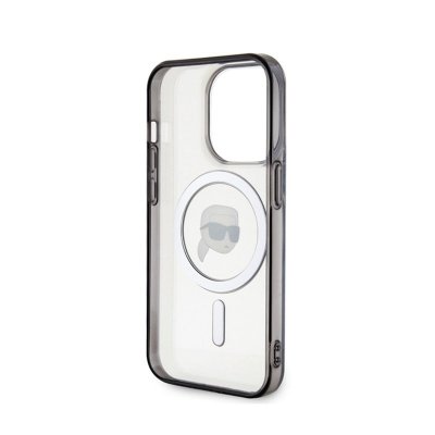 Karl Lagerfeld IML Karl Head MagSafe - Etui iPhone 15 Pro (przezroczysty)
