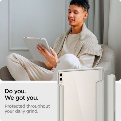 Spigen Ultra Hybrid Pro - Etui do Samsung Galaxy Tab S9+ 12.4&quot;(Szary)