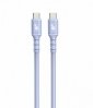 TB Kabel USB C - USB C 1m silikonowy fioletowy 