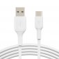 Belkin Kabel BoostCharge USB-A/USB-C 1m biały 