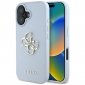 Guess Grained Big 4G Logo Small Classic Logo - Etui do iPhone 16 (niebieski) 