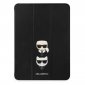 Karl Lagerfeld Saffiano Karl & Choupette Heads – Etui iPad Pro 12.9 2021 (czarny) 