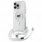 Karl Lagerfeld IML Choupette Head & Cord MagSafe - Etui iPhone 16 Pro (przezroczysty) 