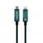 WEKOME WDC-181 Vanguard Series - Kabel połączeniowy USB-C do Lightning Super Fast Charging PD 20W 1 m (Zielony) 