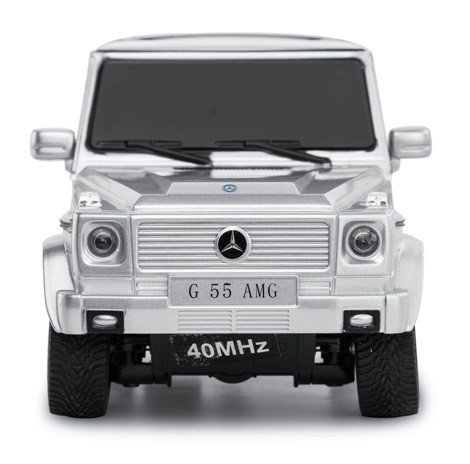 Mercedes-Benz G55 1:24 RTR (zasilanie na baterie AA) - Srebrny