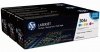 Toner HP CF372AM. cyan/magenta/yellow. 8400 (3Ă—2800)s. 304A. HP LaserJet+. N. 3Ă—900g. 3szt CF372AM