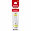 Tusz Canon 4548C001, yellow, 7700s, 70ml, GI-51 Y, Canon PIXMA G1420, G2420, G2460, G3420, G3460
