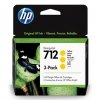 Tusz HP 3ED79A, HP 712, yellow, 29ml, HP 3-pack DesignJet Studio,T210,T230,T250,T630,T650