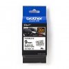 Taśma Brother TZE-FX221, czarny druk/biały podkład, laminowane, 8m, 9mm, flexibilnĂ­