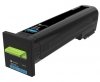 Toner Lexmark 72K0X20, cyan, 22 000s, Lexmark Lexmark CS820de,CS820dte,CS820dtfe 72K0X20