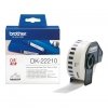 Taśma laminowana Brother DK22210 White 29 mm DK22210