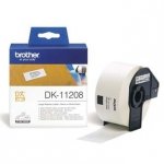 Brother etykiety papierowe 38mm x 90mm. biała. 400 szt.. DK11208. do drukarek typu QL DK11208