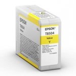 Epson oryginalny wkład atramentowy / tusz C13T850400. yellow. 80ml. Epson SureColor SC-P800 C13T850400