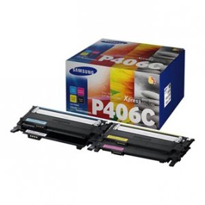 HP oryginalny toner SU375A, CLT-P406C, CMYK, 1500, 3*1000s, P406C, 4 pack, Samsung CLP-360, CLP-365, CLX-3300, 3305, Xpress C-410,