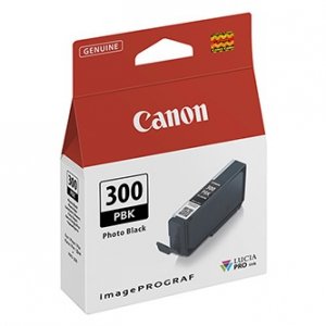 Canon oryginalny tusz / tusz PFI300B, black, 14,4ml, 4193C001, Canon imagePROGRAF PRO-300