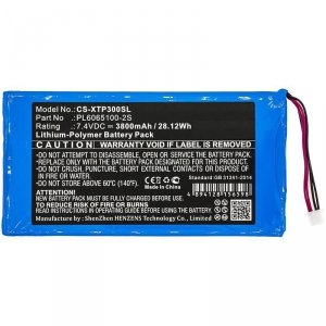 Części / CoreParts / zamiennik / Battery for Diagnostic Scanner 28.12Wh Li-Pol 7.4V 3800mAh  Blue for XTOOL Diagnostic Scanner EZ300 Pro, EZ400 Pro, i80 Pad