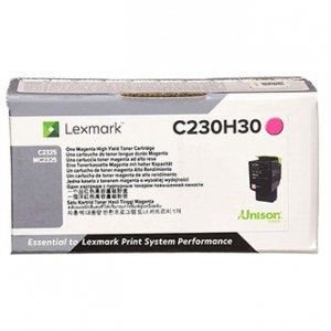 Lexmark oryginalny toner C230H30, magenta, 2300s, high capacity, Lexmark C2325dw,MC2325adw