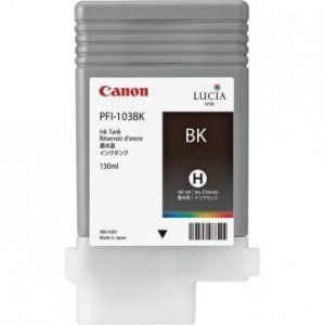 Canon oryginalny wkład atramentowy / tusz PFI103B. photo black. 130ml. 2212B001. ploter iPF-5100. 6100 2212B001